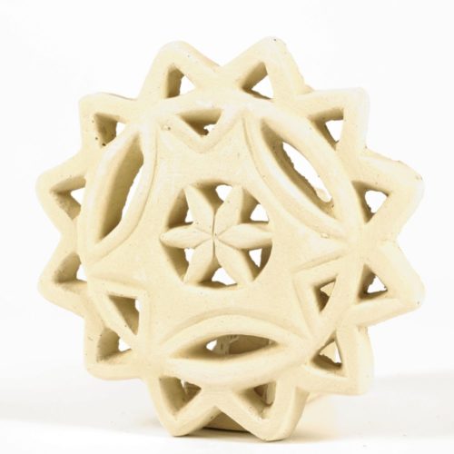 Rosette with solar star decoration